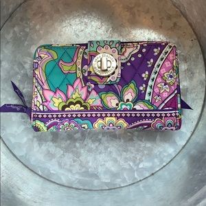 Vera Bradley turnlock wallet